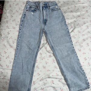 Abercrombie & Fitch Light Blue Straight Leg Jeans